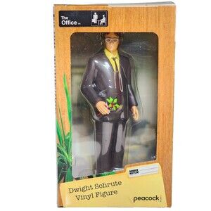 DWIGHT SCHRUTE THE OFFICE PEACOCK VINYL FIGURE New In Box!